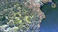 Satellite image of Dublin